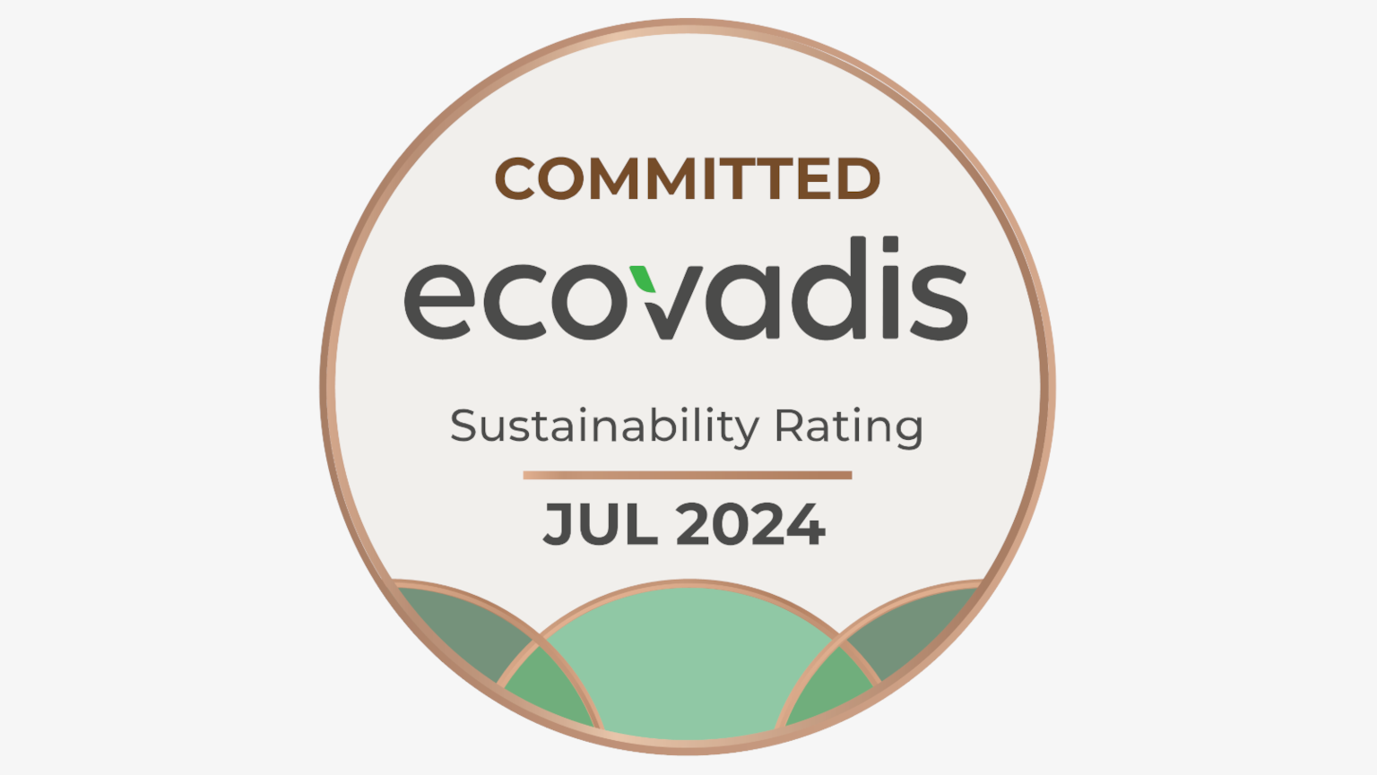 Badge EcoVadis 2024.